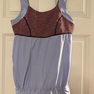 lululemon athletica Purple and Lavender Tank Top